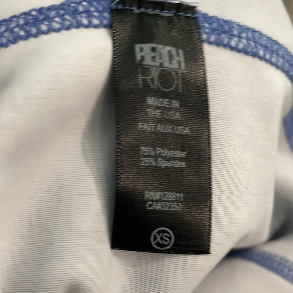 Beach Riot Jordan Floral Lavender Unitard Workout Romper Onesie XS - Picture 5 of 6